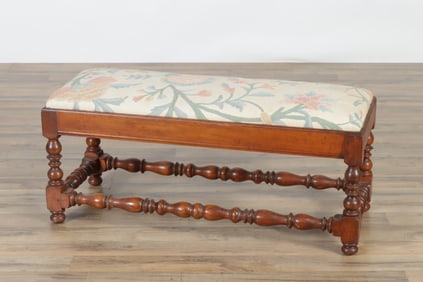 Wallace Nutting Cherry Window Bench