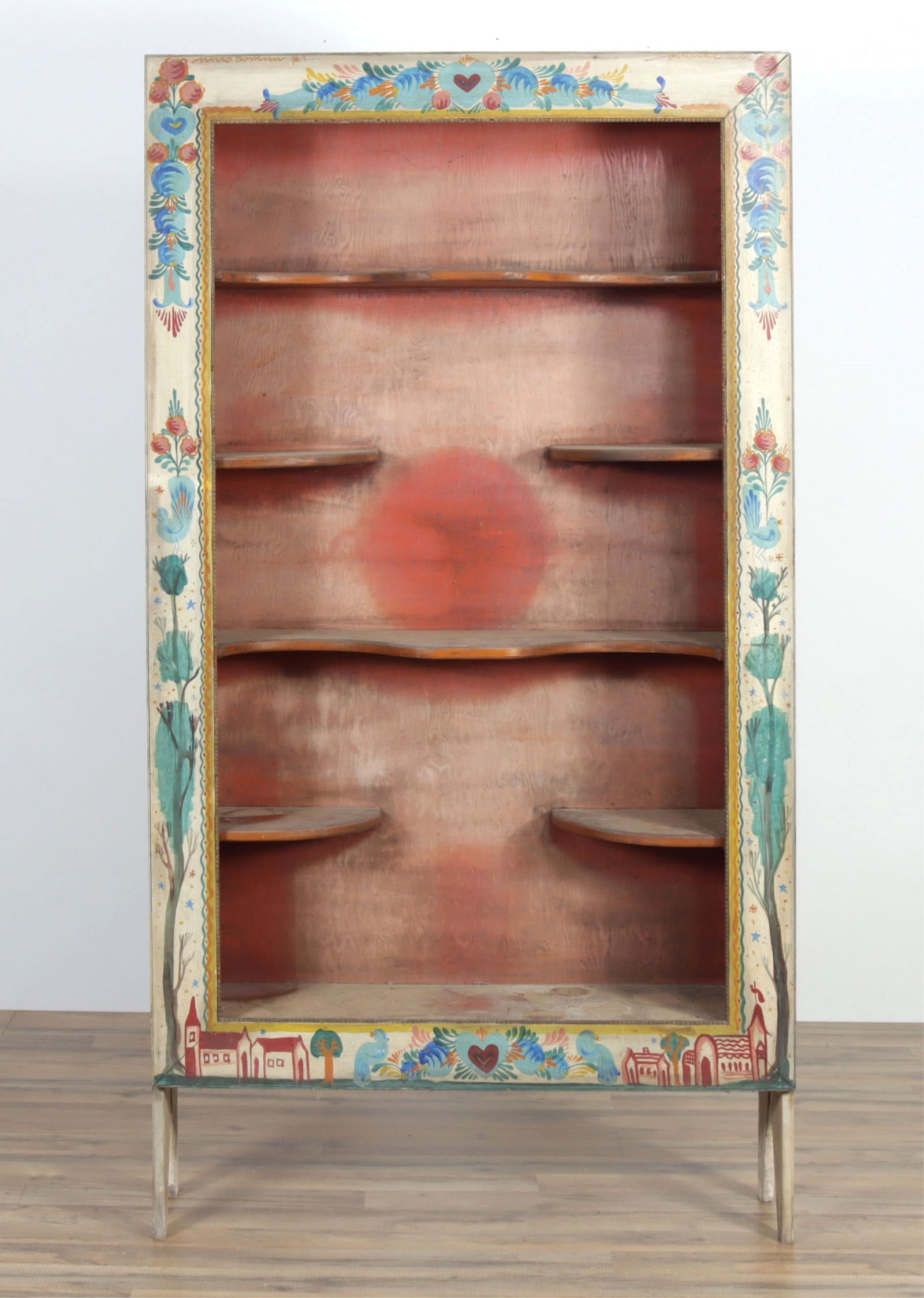 Scandinavian Provincial Painted Bookcase (1 of 8)