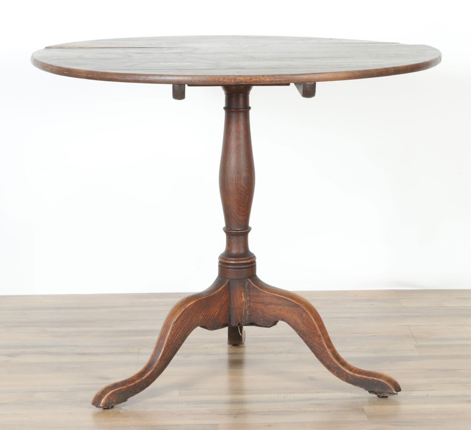 George III Style Oak Tripod Table (1 of 10)