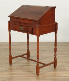 L 18th - E 19th C. Pine Slant Desk on Stand