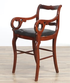 Classical Mahogany Child's High Chair, 19th C.