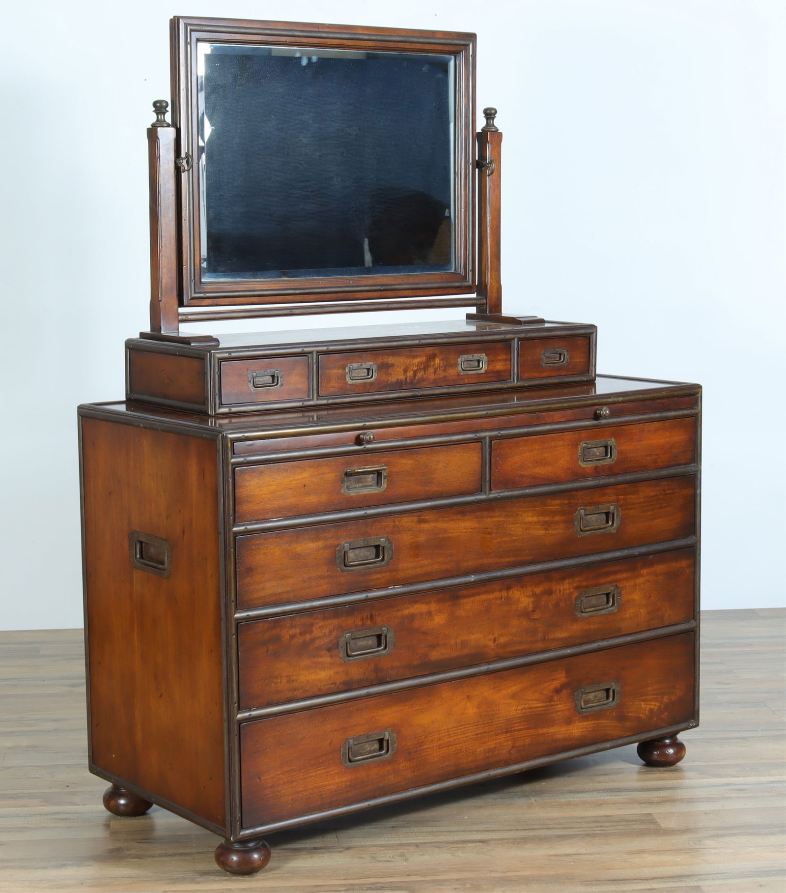 Attr. Theodore Alexander Campaign Style Dresser (1 of 11)