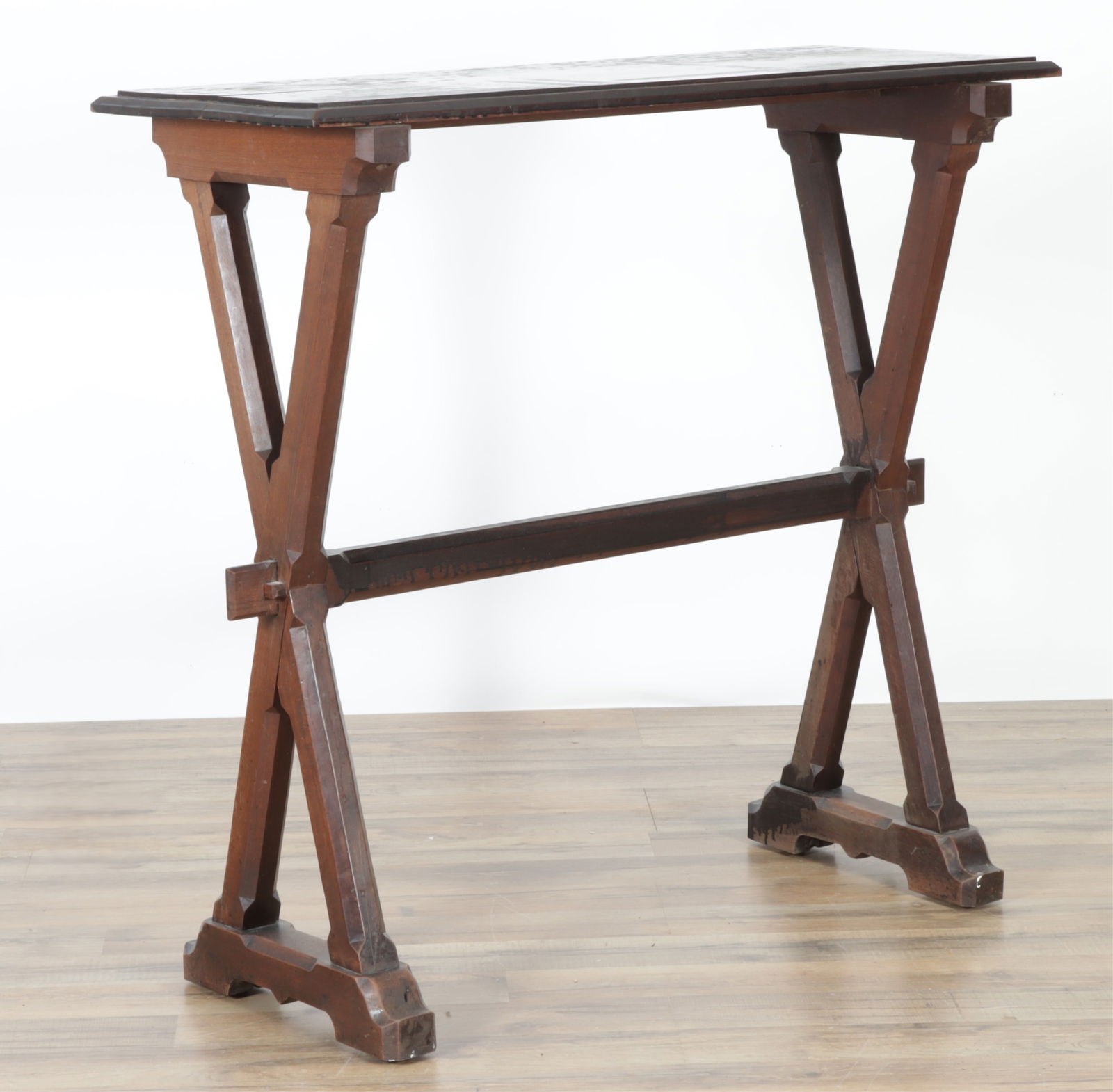 Gothic Revival Walnut Side Table, 19th C. (1 of 6)