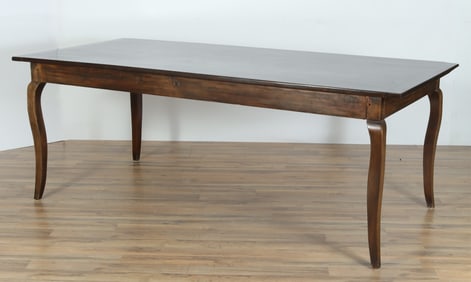 Ralph Lauren Style Walnut Stained Dining Table