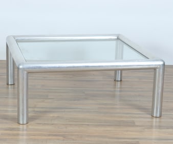 John Mascheroni Aluminum Coffee Table, c.1965