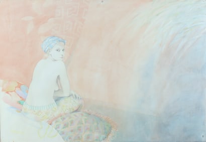 Jan Vanriet - Odalisque Rose - W/C