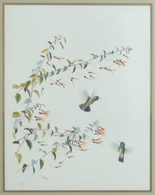 George Miksch Sutton - "Humming Birds" - W/C