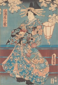 Utagawa Kunisada - Komurasaki of the Miuraya