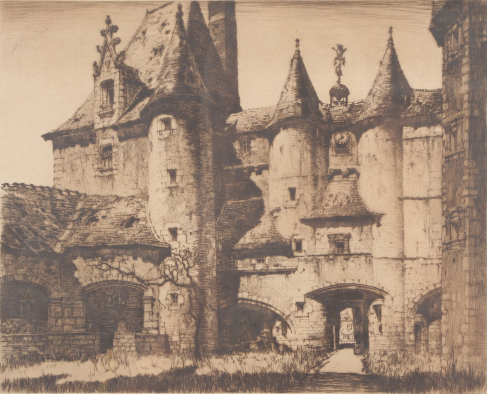 Samuel Chamberlain - The Abandoned Chateau (1 of 6)