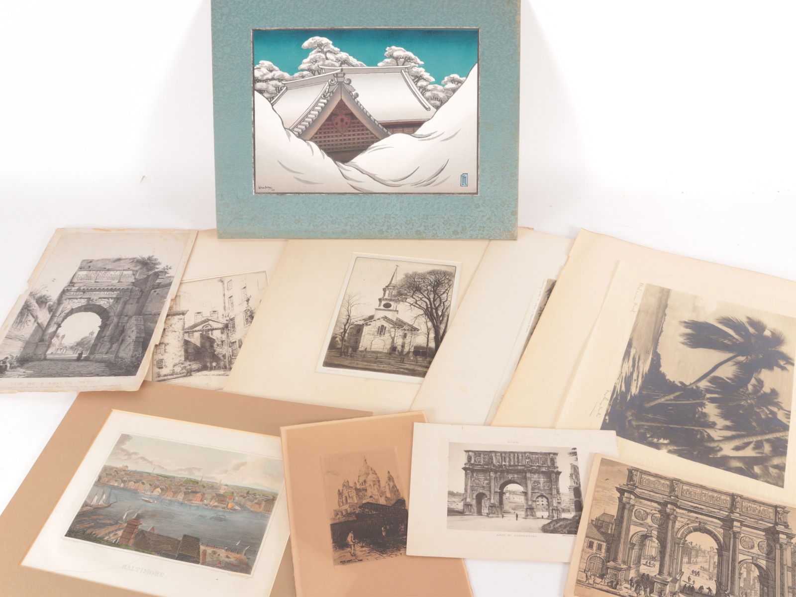 Group of 19th and 20th C Engravings (1 of 14)