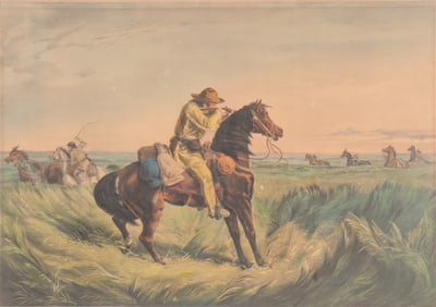 N. Currier - A Check, Keep Your Distance, 1853