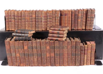18th & 19th Century Partial Book Sets w. Plates