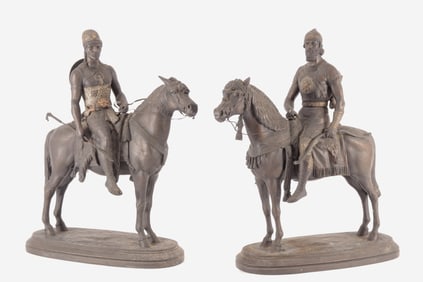 After Emile Guillemin - Warriors on Horseback