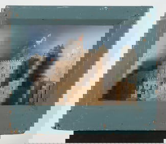 Vintage Medieval Castle Lending Museum Diorama