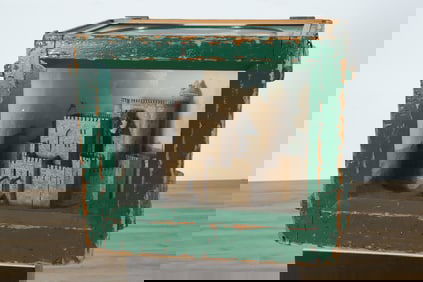 Vintage Medieval Castle Lending Museum Diorama