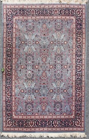 Isfahan Style Wool Carpet 8 x 10