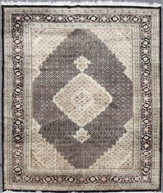 Tabriz Style Wool Carpet 7'-9" x 11'-4"