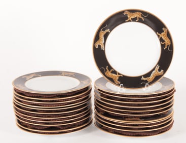 Lynn Chase 'Jaguar Jungle' Bread Plates