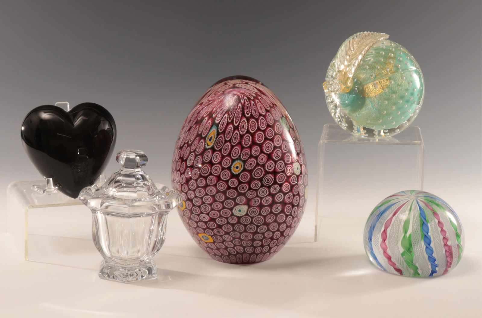 Murano Paperweights & Baccarat Glassware (1 of 10)
