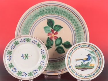 Continental Majolica Bowls & Platter