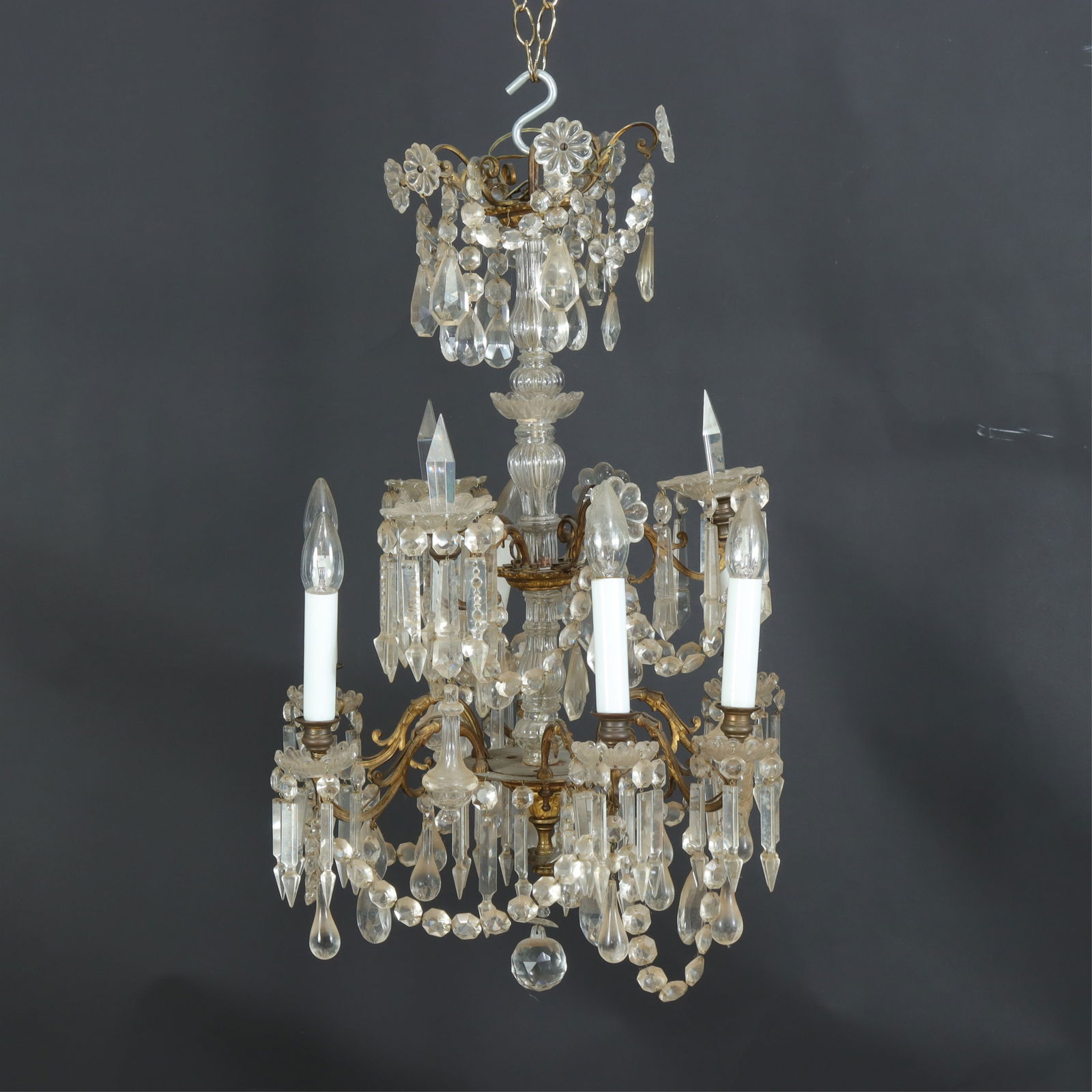 Louis XV Style 6 Light Tiered Chandelier (1 of 7)