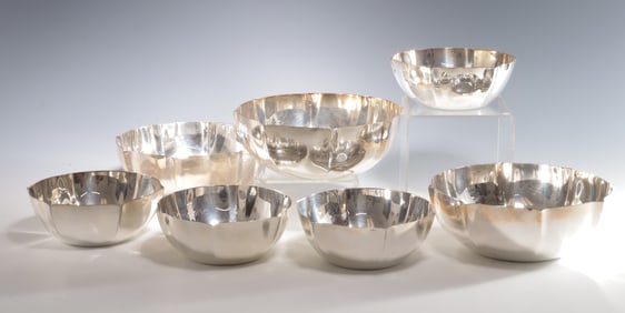 Group of Christian Dior Silverplate Bowls