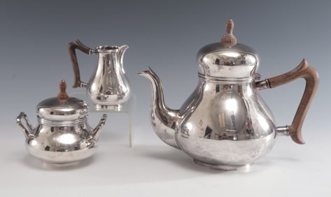 J.M. Van Kempen & Begeer Sterling Silver Tea Set