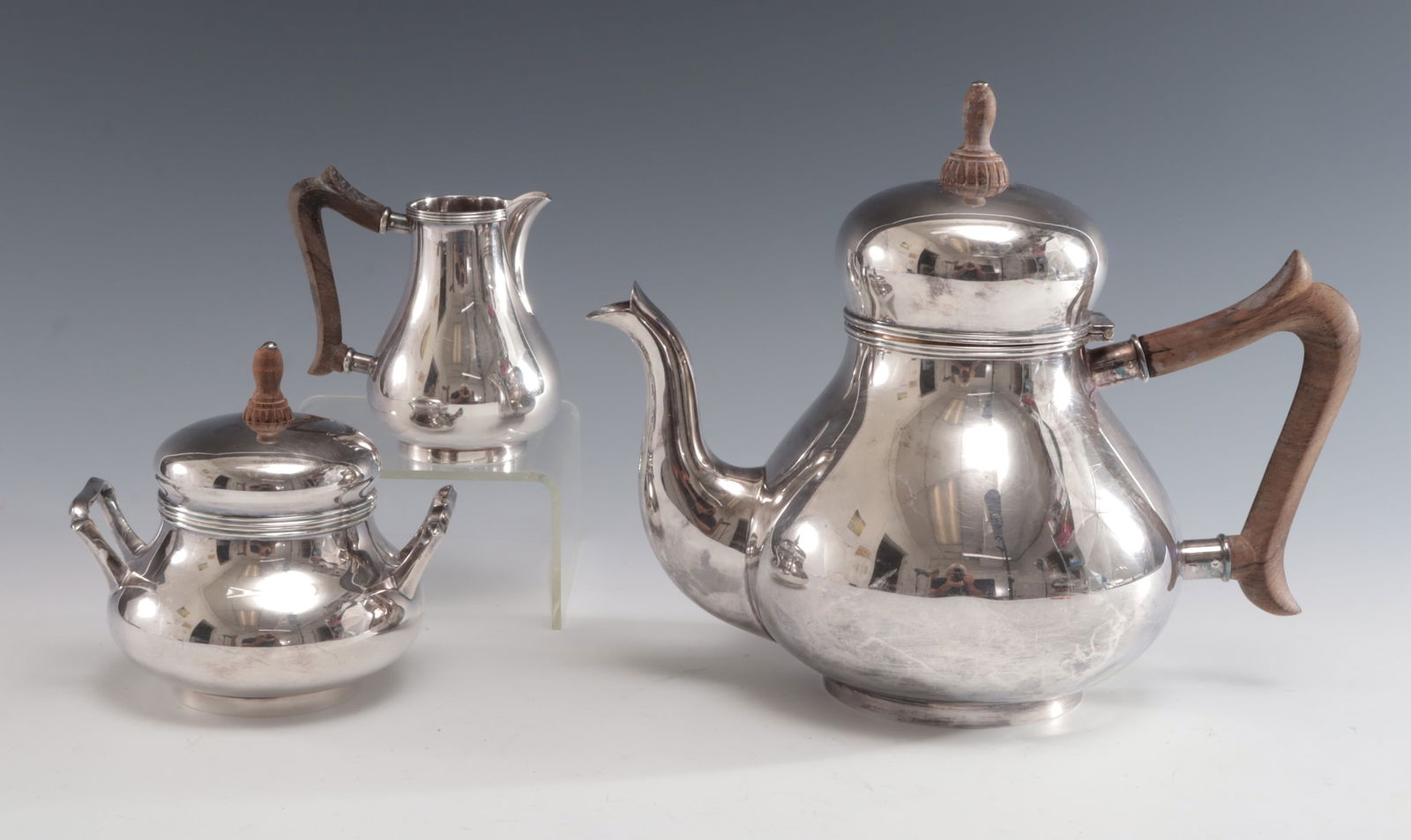 J.M. Van Kempen & Begeer Sterling Silver Tea Set (1 of 8)