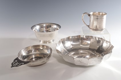 Tiffany & Co. & Georg Jensen Sterling Silver Bowls