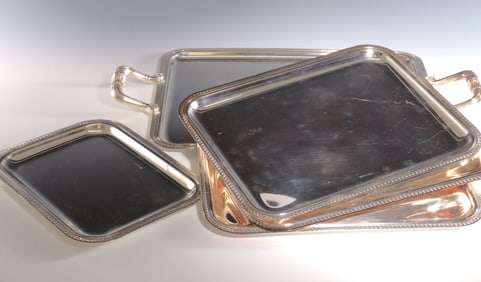 Group of Christofle Malmaison Trays