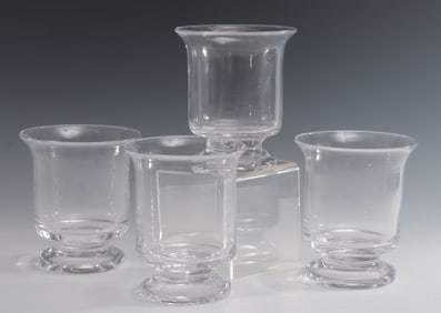 Simon Pearce - Revere Hurricane Candle Holders