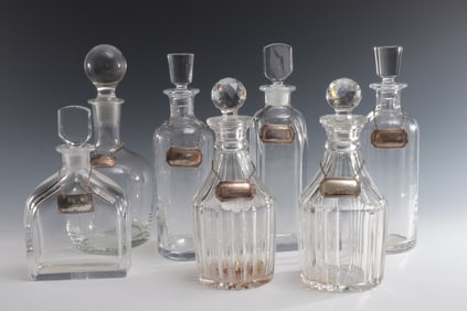 Decanters - Baccarat, Ourfors, Tiffany Co.