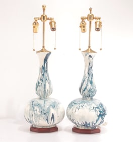 Pair of Christopher Spitzmiller 'Michael' Lamps