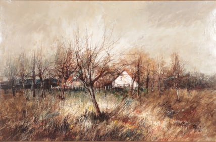Francois Franc - Landscape of Picardy - O/C