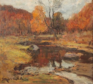 Franklin De Haven - Autumn Landscape O/B