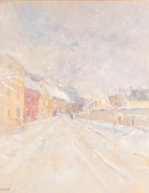 Sandy Garvin - Winter Snowfall - O/C