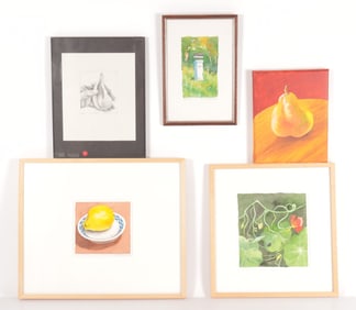 Erica C. Prud'homme - 5 Works - W/C, Pencil