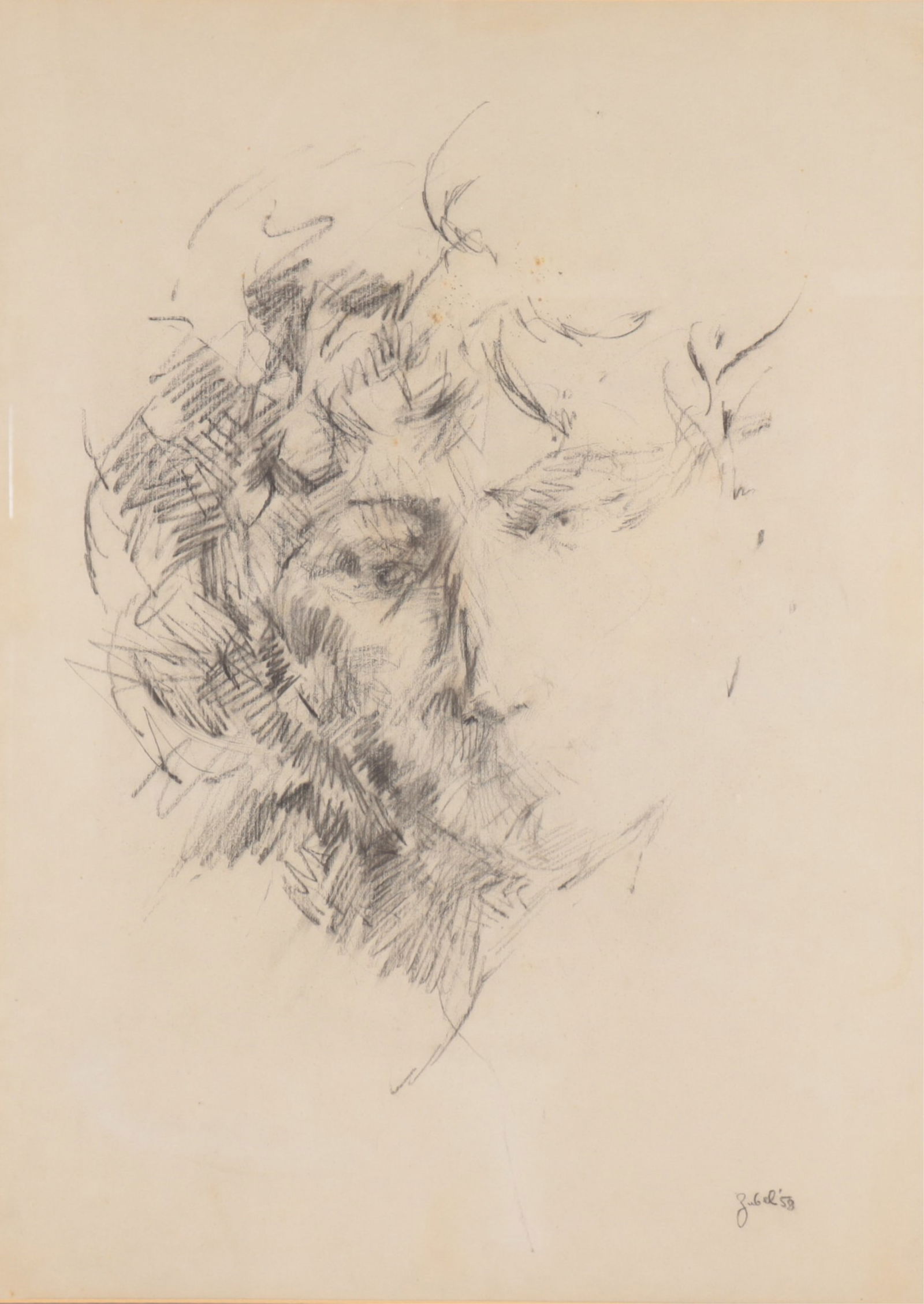 Zubel Kachadoorian - Abstract - Charcoal on Paper (1 of 4)