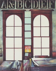 Lowell Nesbitt - Studio Interior