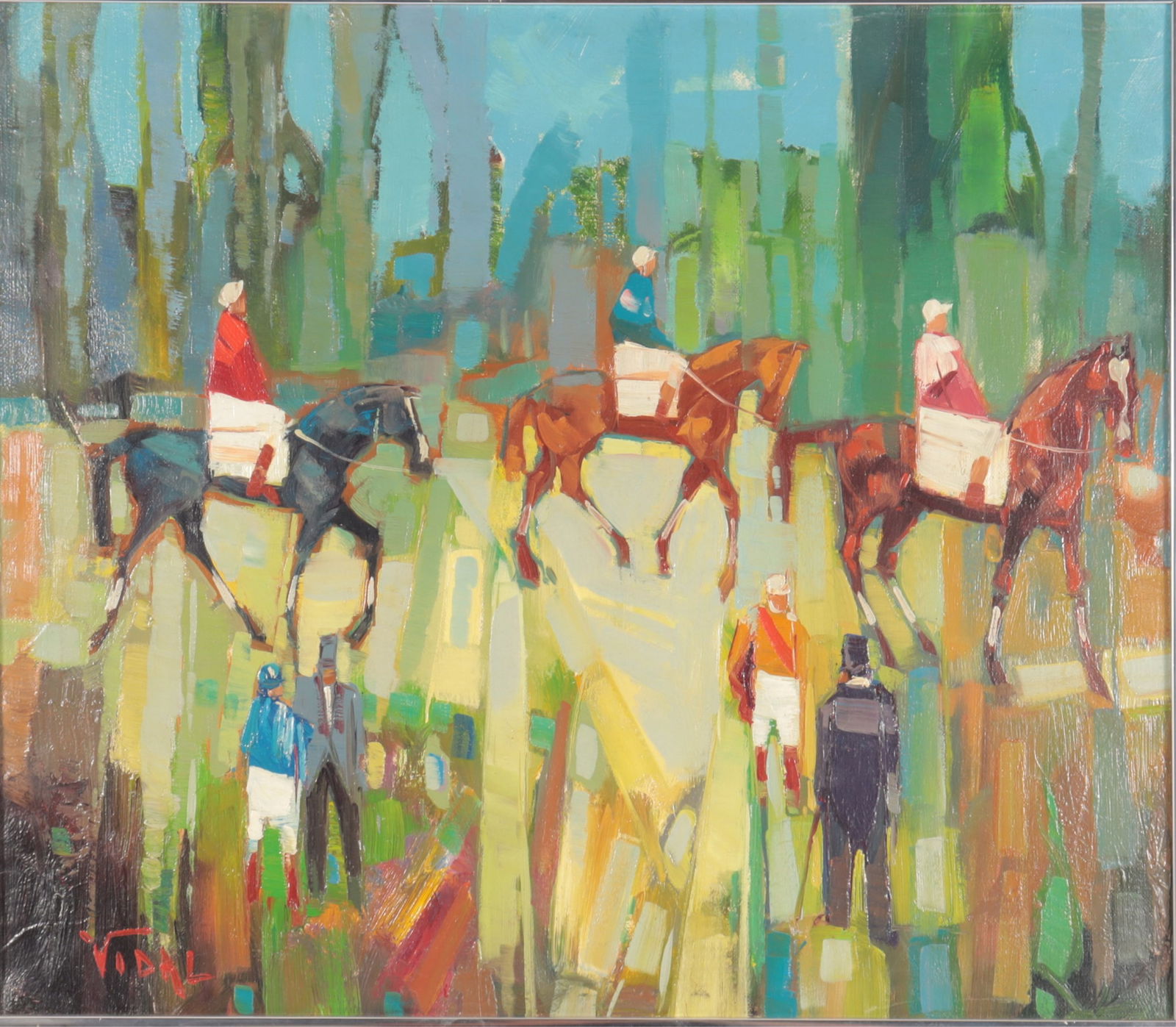 Louis Vidal - Racehorse & Jockey - O/C (1 of 6)