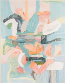 Constance McMillan - Water Flower Landscape - W/C
