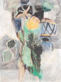 Constance McMillan- Tropical Plants- Pastel