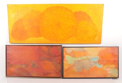 Marion Greenstone - 3 Abstract Paintings - O/C