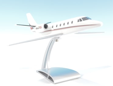 Cessena 560XL - Model Airplane on stand