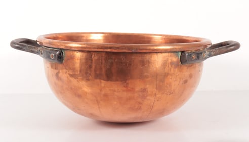 2-Handle Copper Mixing Bowl - Large