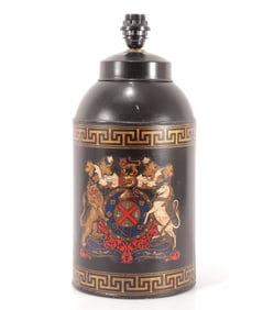 Tea Tin Canister Lamp