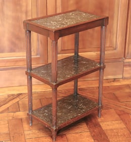 Louis XVI Mahogany Etagere