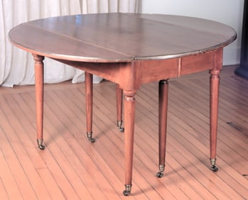 Directoire Brass Mounted Mahogany Dining Table