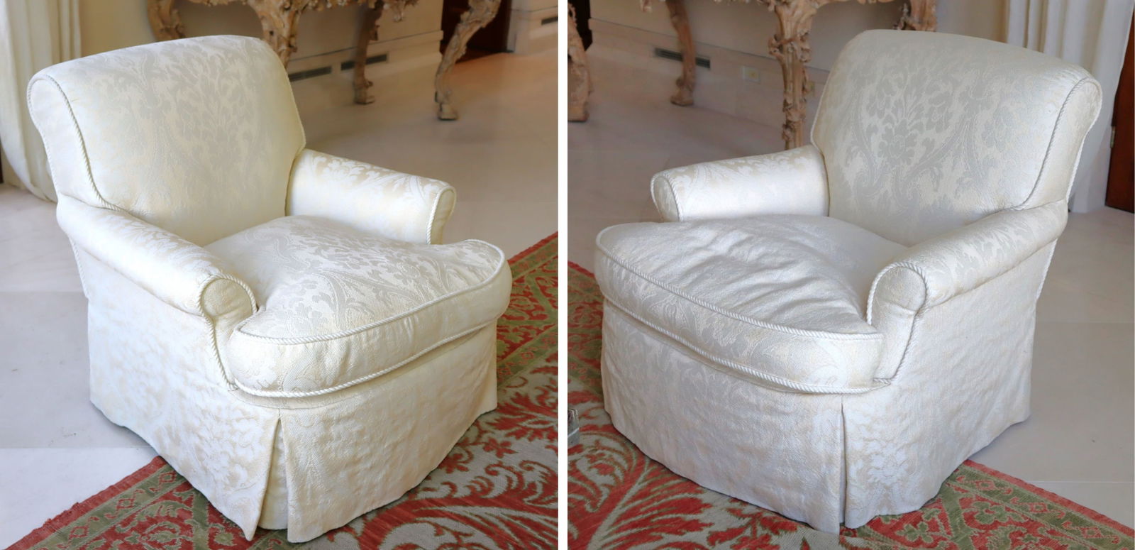 Pair of Contemporary Upholstered Club Chairs (1 of 11)