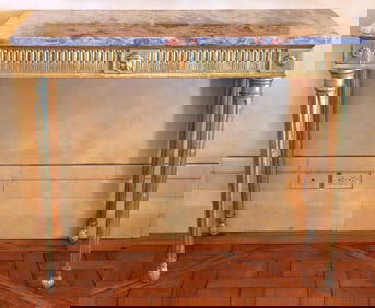 Italian Classical Giltwood Console